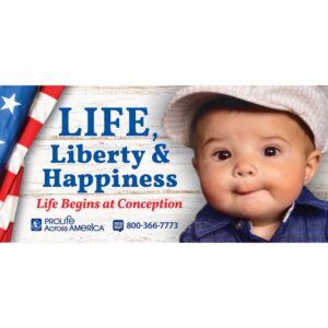 Banner - Life, Liberty and Happiness